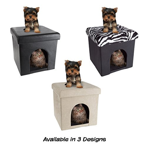Pet House Ottoman (Tan)
