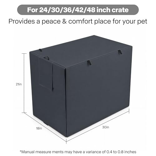 Dog Crate Cover (Grey / 30inch)