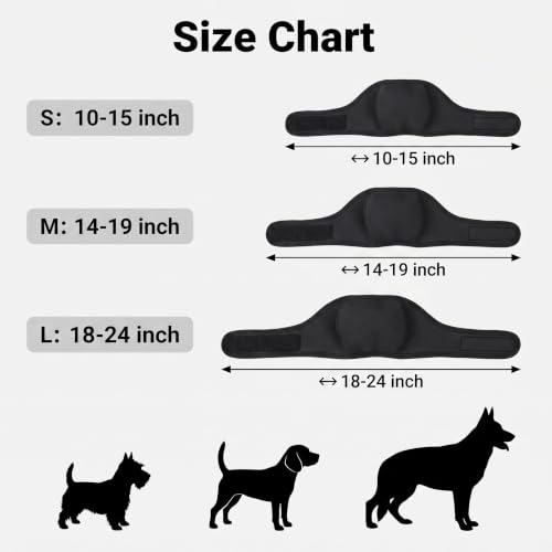 Dog Ear Muffs for Noise Protection (S 10-15IN)