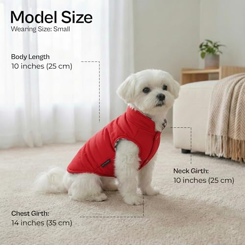 Dog Reversible Jacket (S / Plaid Reversible Jacket)