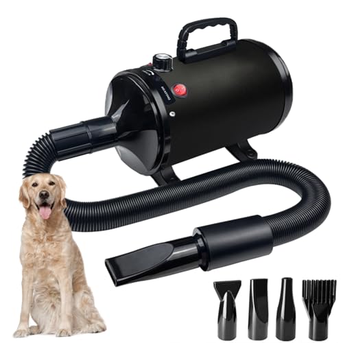 Dog Dryer for Pet Grooming (Black Ms)