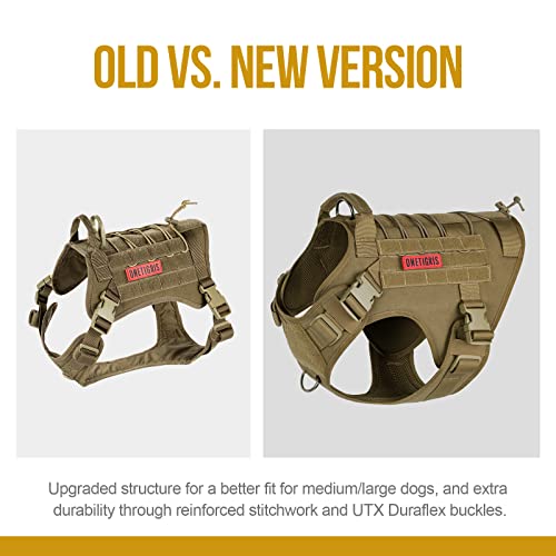 Tactical Dog Harness with Handle No (Small / Brown)