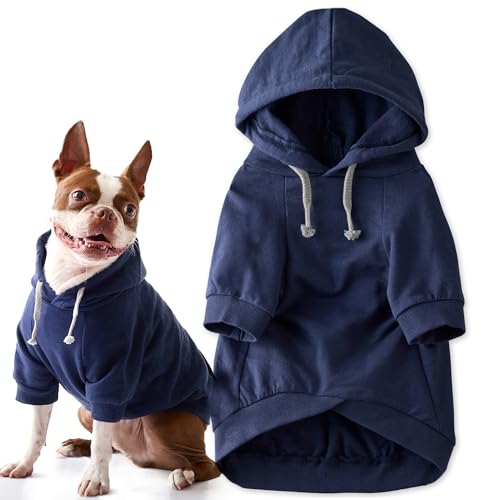 Rocky II Dog Hoodie (Navy / X-Large (55-80 lbs))