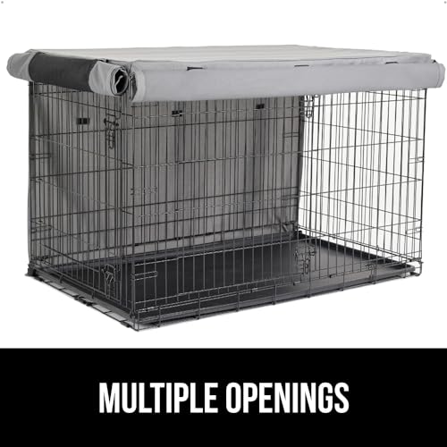 Dog Crate Covers (Gray / 42" X 28" X 30")
