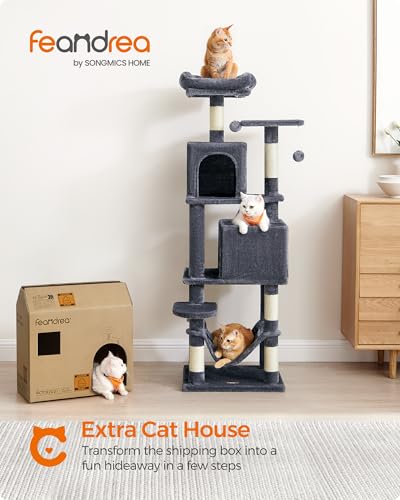Cat Tree 59.5 (59.5 Inches / Smoky Gray)