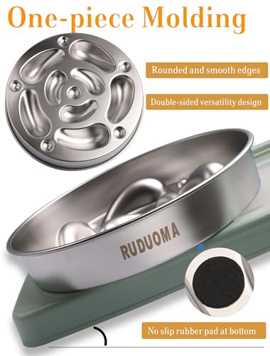 Stainless Steel Slow Feeder Dog Bowls
