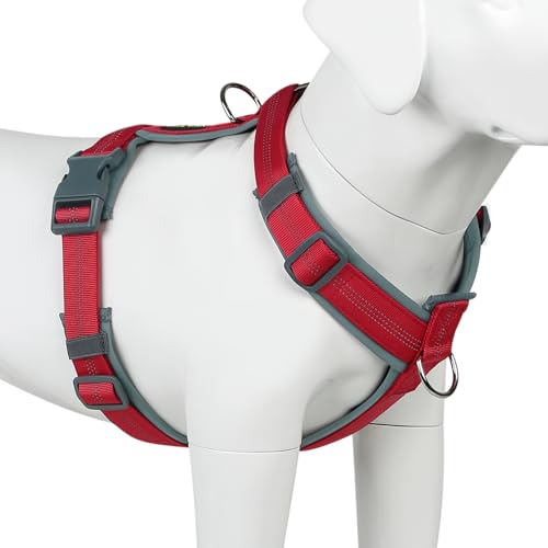 No Pull Dog Harness (S / Red)