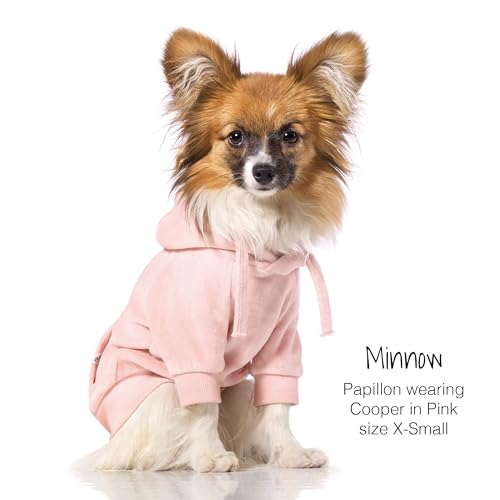 Cooper I Dog Hoodie (Pink / Large (40-60 lbs))