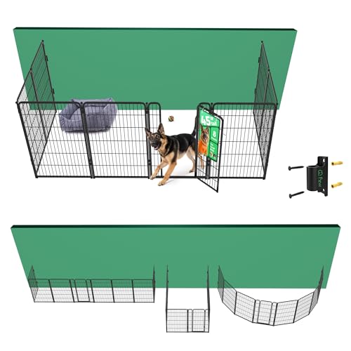 Homeplus Indoor Dog Playpen with Fence (Black / 45"H)