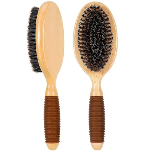 Boar Bristle Pet Brush for Short Haired Dogs and Cats (Boar Bristle for Short Haired)