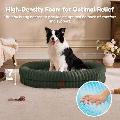 Orthopedic Dog Bed (Olive Green / XL(41*30*7))