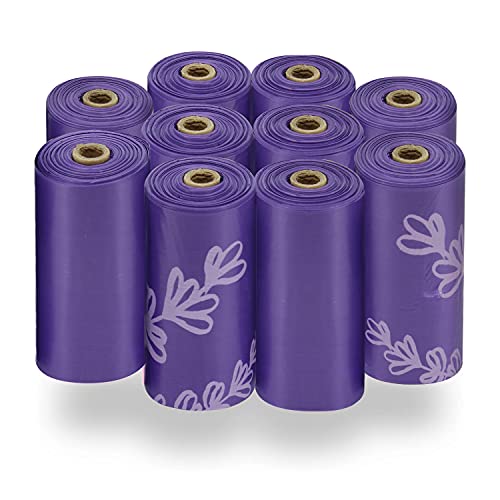Poop Bags for Dogs (Purple (Lavender Scented) / 150 Bags)
