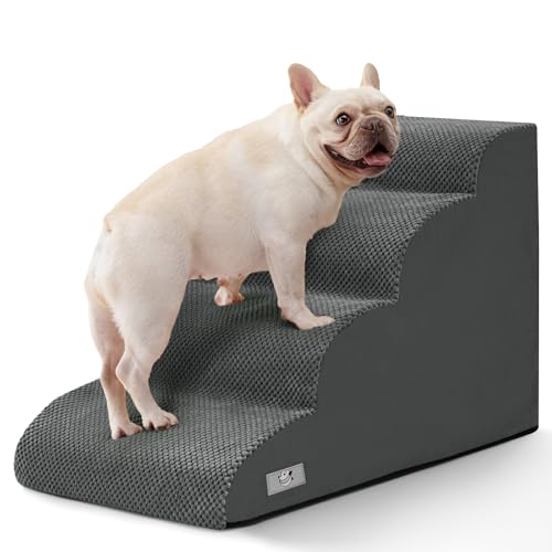 Dog Steps for Bed 17.7" H (Grey)