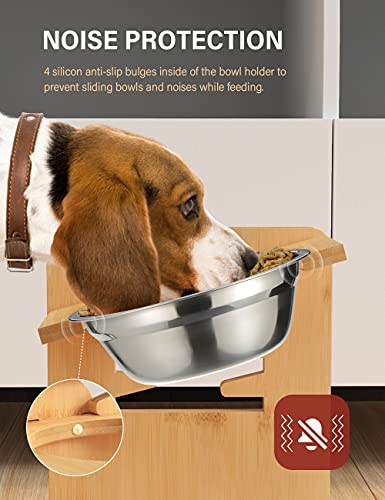 Elevated Dog Bowls (Bamboo / Small)