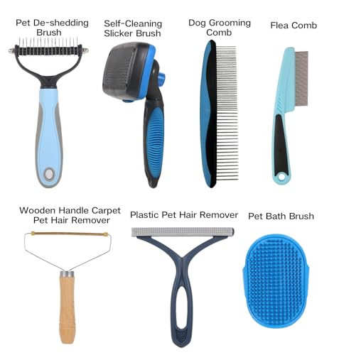 7‑in‑1 Pet Deshedding Tool