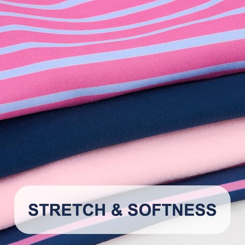 4 Pack Dog Sweaters Comfy Dog Clothes with Sleeves Puppy Shirts Pullover Pet Sweatshirt for Small Medium Large Dogs Boy Girl Doggy Outfits Cat Apparel (X-Small / Pink, Purple)