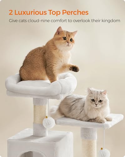 Cat Tree 59.5 (59.5 Inches / Cream White)
