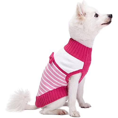 Pinky Princess Designer Chenille Dog Sweater in Pinky Princess (16 inch / Pinky Princess)