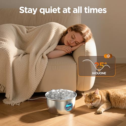 Cat Water Fountain Stainless Steel