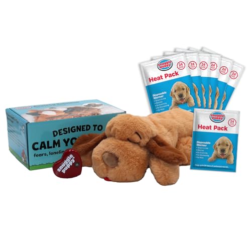 Snuggle Puppy Heartbeat Toy (Biscuit)