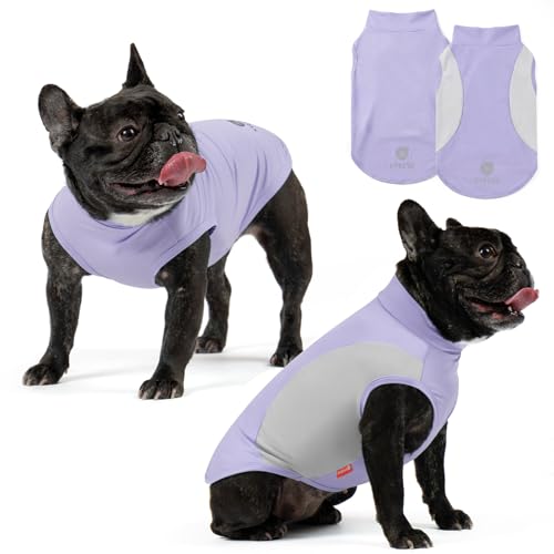 2Pack Dog Cooling Shirt with UPF 50+ UV Protection (Small (4-7lbs) / Purple)