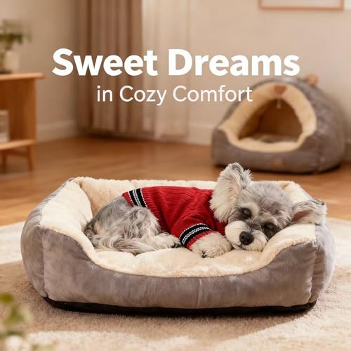 Small Medium Dog Sweater (Striped Red / Medium)