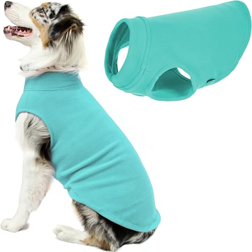 Stretch Fleece Vest Dog Sweater (6X-Large Length (27.5") / Mint)