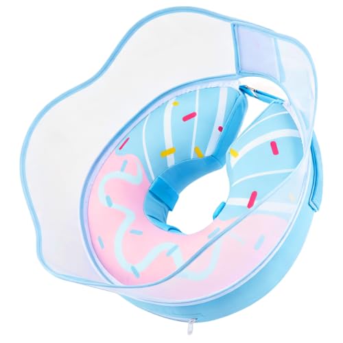 Inflatable Dog Donut Collar (BluePink / S (Neck 7"-9.5"))
