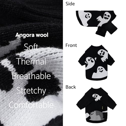 Halloween Ghost Dog Sweater (X-Large / Ghost)