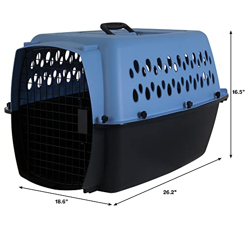 Pet Porter Fashion Dog Kennel (26.0"L x 18.6"W x 16.5"H / Blue)