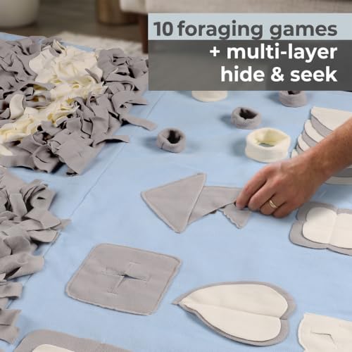 Snuffle Mat for Dogs (Blue / Large 38x38 inch)
