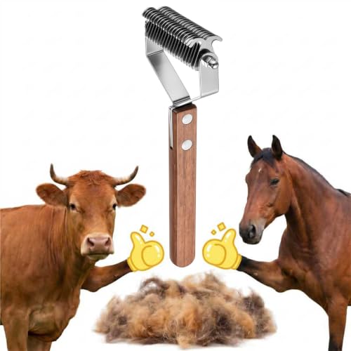 2 sided Livestock Shedding Comb (2-sided)