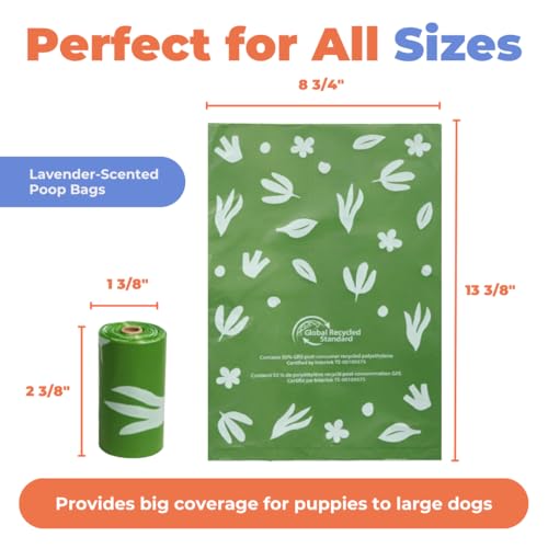 GRS Poop Bags for Dogs (GRS Green / 300 Bags)