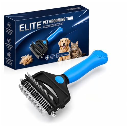 Deshedding Dog Brush (Blue)