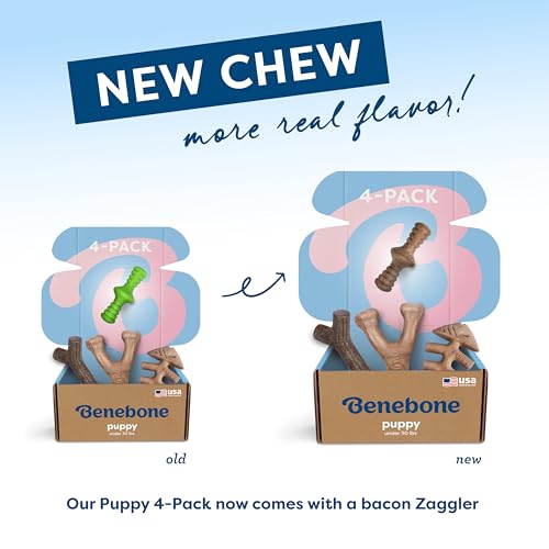Puppy 4 Pack Dog Chew Toys for Gentle Chewers (Puppy (4-Pack))