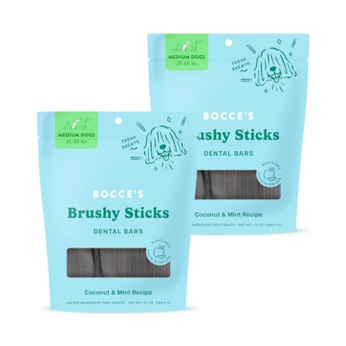 Brushy Sticks Dog Dental Treats (6 Ounce (Pack of 2))