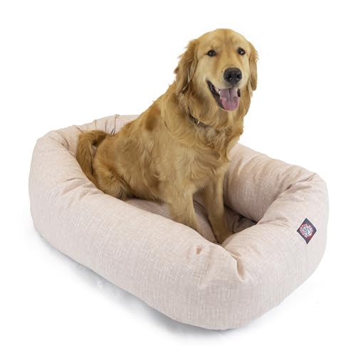 Bagel Calming Dog Bed (Palette Heathered Blush Pink)