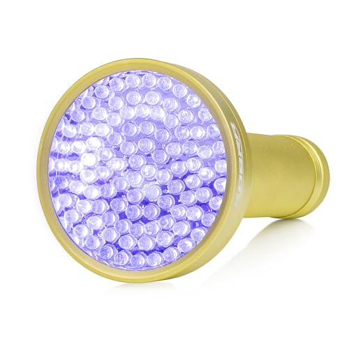 Kobra UV Black Light Flashlight 395nm (Yellow / 100 LED)