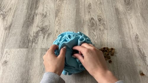 Medium Breed Snuffle Foraging Dog Puzzle Ball Toy Blue Large (Blue / Large)
