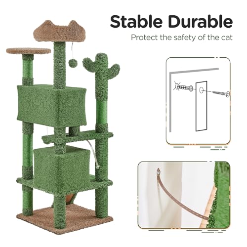 Cactus Cat Tree for Indoor Cats