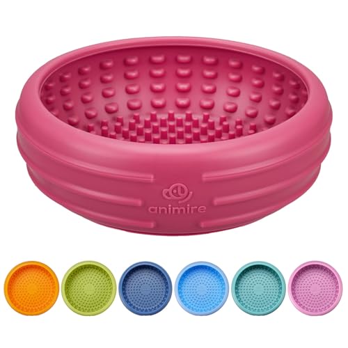 Dog Lick Bowl (S / Rose)