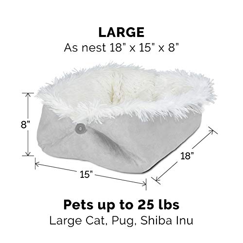 Self Warming Cat Bed for Indoor Cats