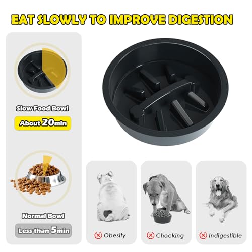 Elevated Dog Bowl Stand for Medium (Black & Blue & Red / Large Dogs)