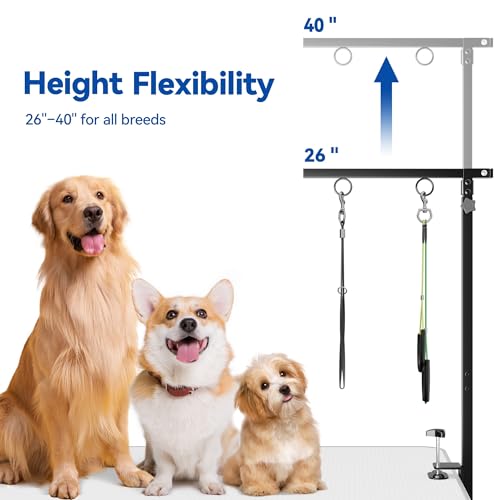 Adjustable Foldable Dog Grooming Arm with Heavy
