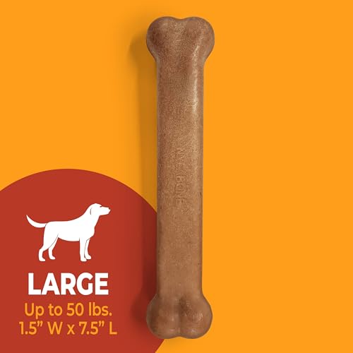 Strong Chew Original Bone Dog Toy Made with Real Chicken (Original Bone / Large)