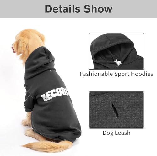 Security Dog Hoodie (#1 Black(Security) / X-Large/XX-Large (All Breed Sizes))