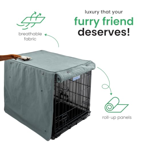 Quiet Light Dog Crate Cover (Quiet Light / 24.0"L x 18.0"W x 21.0"H)