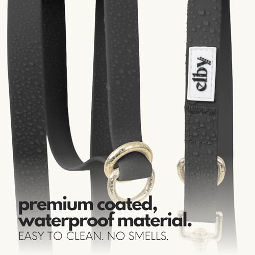 Hands Free Dog Leash with Treat Pouch (Black / 7.5ft)
