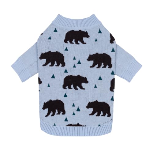 Polar Bear Dog Jacquard Sweater (Medium / Bear)