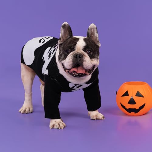 Halloween Ghost Dog Sweater (Large / Ghost)